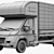 L4H1 Maxi Truck with Onboard Awning & Sleeping Bag 3D model small image 5