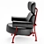 Elegant Ligne Roset Astair Armchair 3D model small image 3