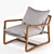 Elegant Ace Chair: Stylish Design & Comfort 3D model small image 2