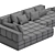 Modern Quadro Sofa | Interia Studio 3D model small image 4