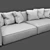Elegant Italian Sofa 3D model small image 5