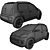 Sleek Volkswagen Cross Up 2014 3D model small image 3