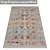 Premium Carpet Set: High-Quality Textures for Versatile Perspectives 3D model small image 3
