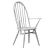 Elegant Windsor Quaker Dining Chair 3D model small image 5