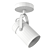 ARUBA Spot 6015-6016: Stylish E27 Pendant Light with Metal Shade 3D model small image 3