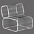 Comfortable Nola Cushy Armchair: Indoor/Outdoor 3D model small image 2
