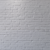 Seamless White Brick Texture for High Resolution Designs 3D model small image 4