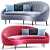 Elevate Your Space with Ether Peddler Sofa 3D model small image 1