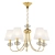 Eurosvet Mella Gold Chandelier 3D model small image 1