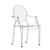 Anime Transparent Dining Chair: Sleek and Stylish 3D model small image 1