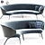 Bice Curve Sofa: Custom Design & Superior Comfort 3D model small image 2
