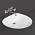 Luxurious Venere Sink and Mixer 3D model small image 4