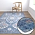 High-Quality Carpets Set 3D model small image 5