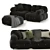 Iconic Mario Bellini Sofa 3D model small image 6