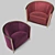 Elegant Armchair: Rugiano Vetrina 3D model small image 2