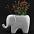 Adairs Home Republic Animal Vase: Elegant & Charming 3D model small image 2