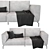 Natuzzi Golf Sofa: Stylish & Comfortable 3D model small image 2