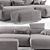 Luxury Comfort at its Best: Koinor Avivo Sofa 3D model small image 3