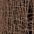 Wicker Wood Partition Divider 3D model small image 3