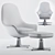 Flexform Sveva Soft Armchair 3D model small image 5