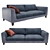 Borzalino STATUS QUO Sofa | Stylish and Spacious 3D model small image 1