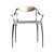 Vaughn Metal Armchair 3D model small image 2