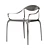 Vaughn Metal Armchair 3D model small image 3