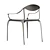 Vaughn Metal Armchair 3D model small image 5