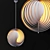Title: Cosmorelax Ursula Steel Pendant Lamp 3D model small image 1
