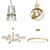 Contemporary Chandelier Collection 3D model small image 1