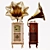 Vintage Walnut Gramophone - High Quality Wood Replica 3D model small image 2