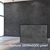 Sleek Black Concrete Texture 3D model small image 2