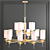 Glamorous Jessica 10+5 Chandelier 3D model small image 1