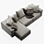 Ananta Class 3D Sofa 3D model small image 3