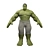 Incredible Hulk: Green Monster Marvel 3D model small image 1