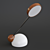 "Magnetosphere" Table Lamp: Illuminating Elegance. 3D model small image 1