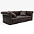 Luxury Baxter Alfred Soft Sofa 3D model small image 2