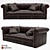 Luxury Baxter Alfred Soft Sofa 3D model small image 5