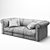 Luxury Baxter Alfred Soft Sofa 3D model small image 10