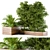 L Type Outdoor Plants Box 3D model small image 1