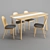 Modern Dining Set by La Redoute 3D model small image 5