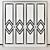 Elegant Ivory Wardrobe 3D model small image 2