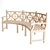 Urban Park Bench: Classic Wood Design 3D model small image 4