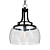 Elegant Bronze Pendant Light 3D model small image 1