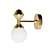 Modern Brass Sconce: Dome #3 3D model small image 5