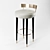 Cazarina San Tropez Bar Stool 3D model small image 1