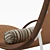 Luxury Chandelier Chaise Lounger 3D model small image 3