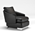 Elegant Lawson Armchair 3D model small image 5