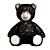 Adorable Teddy Bear with Customizable Hair 3D model small image 4
