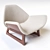 Elegant Lounge Chair: 3ds Max 2014 & Corona 3D model small image 1